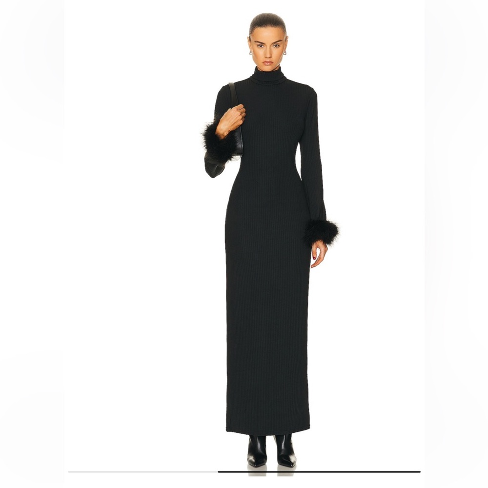 NEW LPA Noemi Maxi Dress in Black
